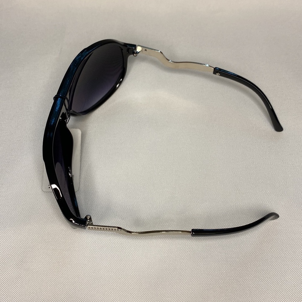 Fashion Sunglasses Black and Silver - Picture 2 of 4